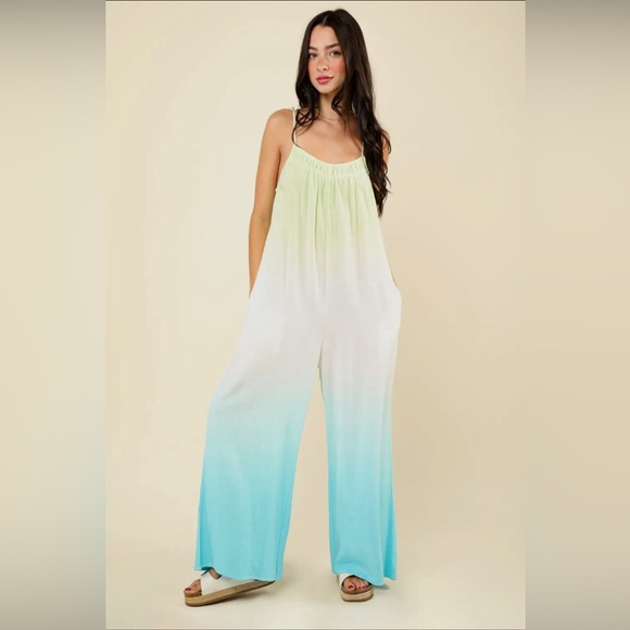 Pants - #55 Ombre Lime Jumpsuit